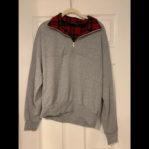 Brandy Melville 1/4 zip sweatshirt